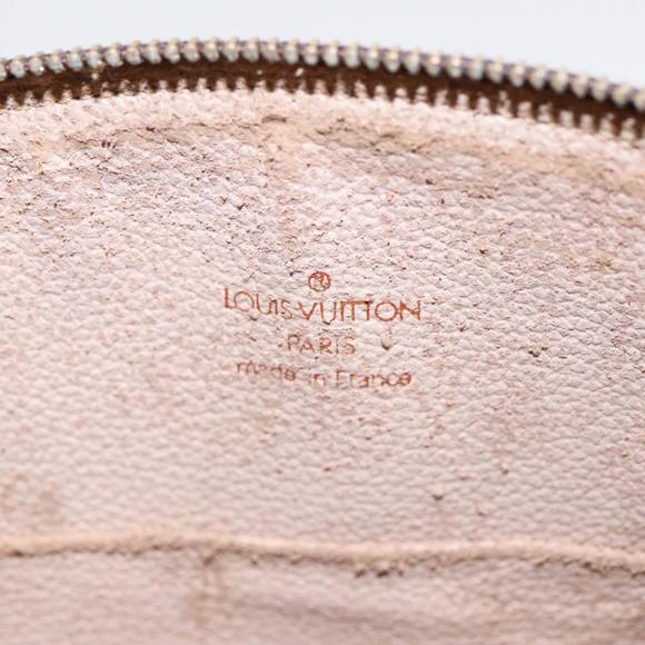 LOUIS VUITTON Monogram Trousse Demi Ronde Cosmetic Pouch M47520 LV Auth 86597 - Picture 10 of 16